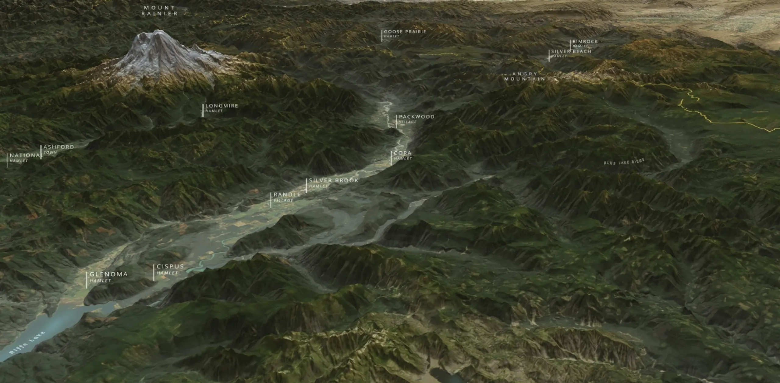 Satellite imagery terrain mapping